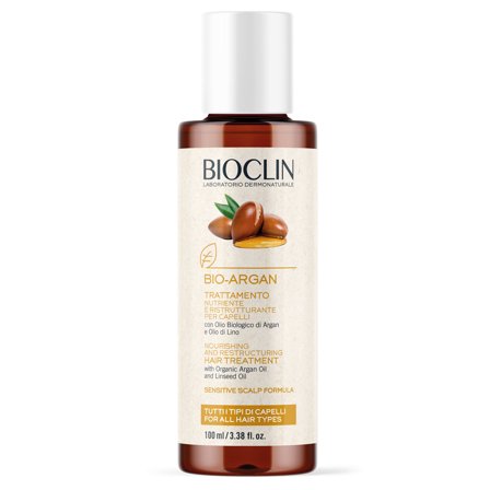 BIOCLIN Cura dei Capelli Bio-Argan Trattamento Quotidiano Nutriente 100ml - Olio Capelli