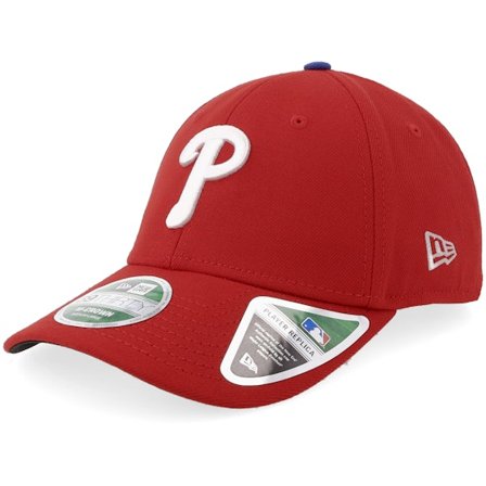 New Era - MLB Rouge flexfit Casquette - Philadelphia Phillies MLB Player Replica M-Crown 39THIRTY Red Flexfit @ Hatstore