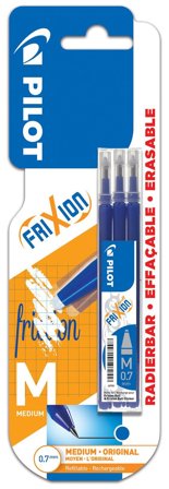 Pilot FriXion 637752 Patron refill, 0,7 mm Blå, Märka & markera