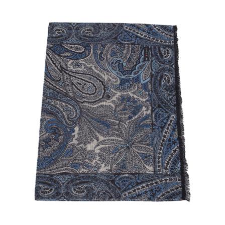 Kiton, Silky Scarves Blauw, Dames, Maat:ONE Size