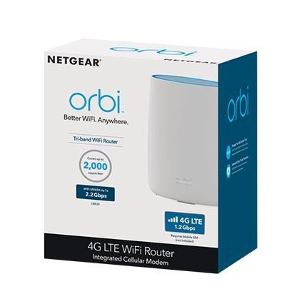 Netgear LBR20 - trådløs ruter - WWAN - Wi-Fi 5 - stasjonær