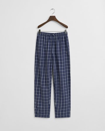 GANT Teenager Flanell Pyjamahose mit Karomuster (134/140) Blau