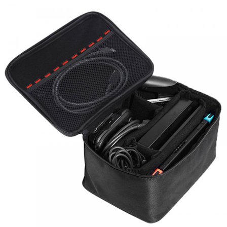 Bæreveske kompatibel med Nintendo Switch, støtsikker beskyttende hard reiseveskepose som passer til Nintendo Switch-konsollen