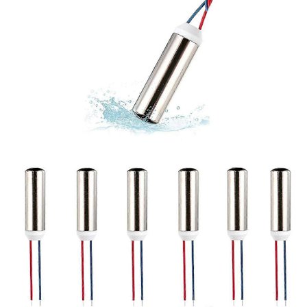 6 kpl DC-ydinettömiä värähtelymoottoreita 7X25Mm vedenkestävä värähtelymoottori 1-6V 8000-2000RPM Sopii värähtelylaitteille