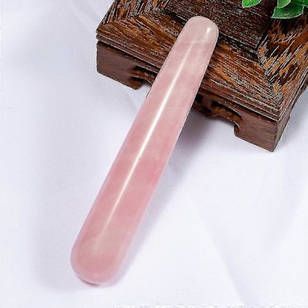 1 Sæt Naturlig Pink Rose Quartz Yoni Jade Æg Healing Krystal Massage Stick Sten Kvinder Kegel Træner Reiki Healing Ædelsten
