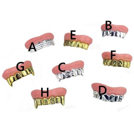 Guld och Silvertänder Barn Maskerad flera olika modeller