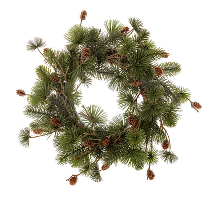 Mr Plant Kunstig Furukrans m/kongler Ø40