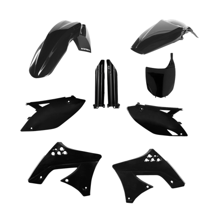 Kit Plastiche Completo Acerbis Kawasaki Nero - Kawasaki KX 250F 2009-2012