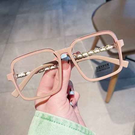 Anti-Blue Light Glasögon Överdimensionerade glasögon BRUNA