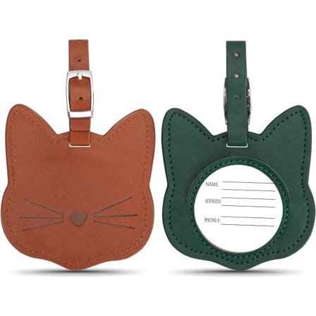 Koffertmerker, Bagasjemerker Koffertmerker (Brun og Grønn)