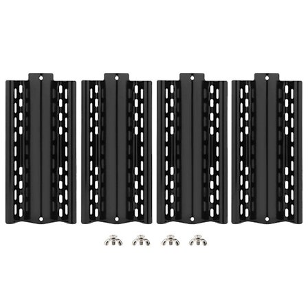 4 stk. 4 stk. Universal Flame Tamer Justerbar Grill Udskiftning Dele Varmeskjold Plade