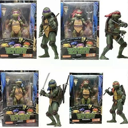 Neca Ninja Turtles Anime Figur Tmnt Action Figur 1990 Filmversjon Limited Edition Barneleker Romdekorasjon Bursdagsgave
