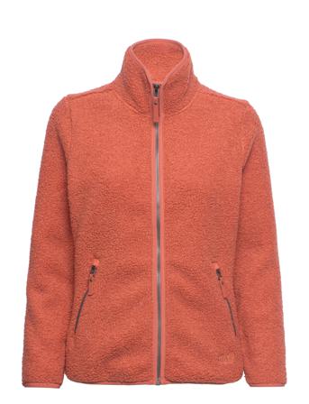 High Cloud Jacket W Sweatshirts & Hoodies Fleeces & Midlayers Orange Jack Wolfskin