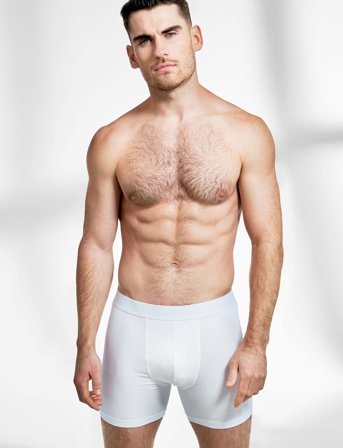 Bread & Boxers 3-Pack Boxer Brief Extra Long - White - L