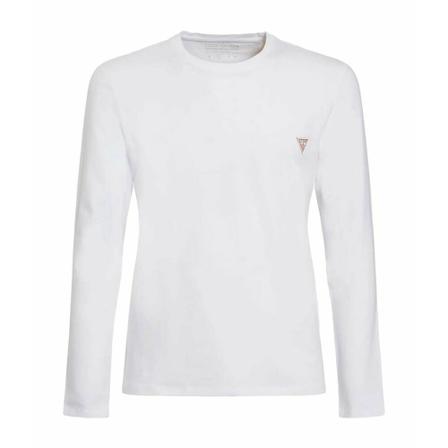 Guess - T-shirts - Vit - Herr - Storlek: L, Herr, Storlek: L