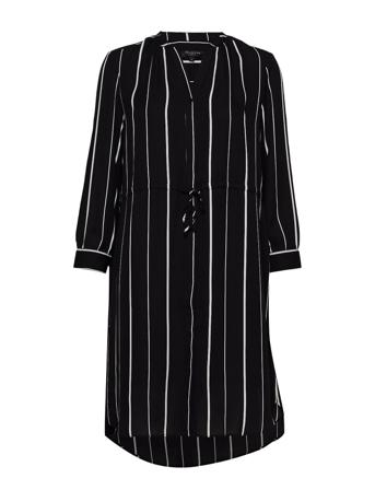 Slfdamina 7/8 Aop Dress B Polvipituinen Mekko Musta Selected Femme