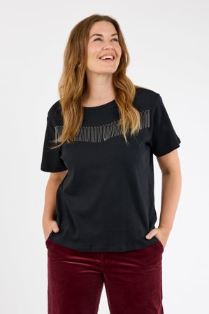 B. COPENHAGEN - Kortærmet T-shirt - Sort