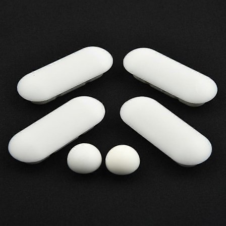 1 sæt toiletsæde pude buffer hvid gummipude toiletlåg buffere tilbehør