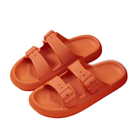 Tofflor med Spänne - Stilfulla & Mjuka för Dam/Herr - flera färger (känd som Happy Flops)