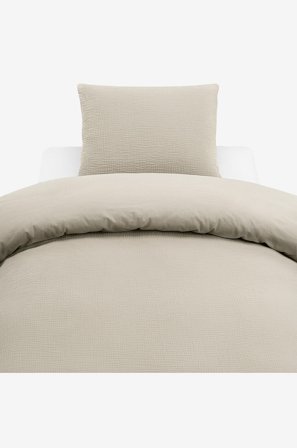 Borganäs of Sweden - 2-Dels Set Rolling - Beige - Påslakanset - 150X210 - Från Homeroom