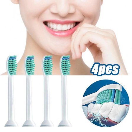 4 Ersättningsborsthuvuden för Philips Sonicare eltandborstar