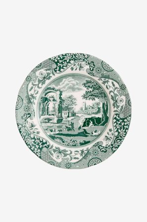 Spode - Tallerken 20 cm Heritage Green Italian - Grøn - Tallerkener - Fra Homeroom