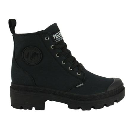 Palladium, Pallabase Twill Boots Zwart, Dames, Maat:41 EU