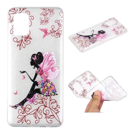 Deco Samsung Galaxy A31 Etui - Sommerfugl Pige Multicolor