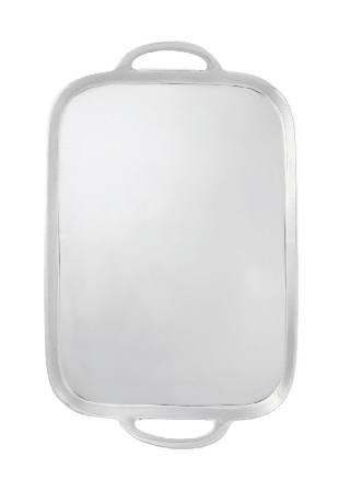 Åhléns Home Bricka med handtag ELSA Serveringstillbehör Silver ONESIZE