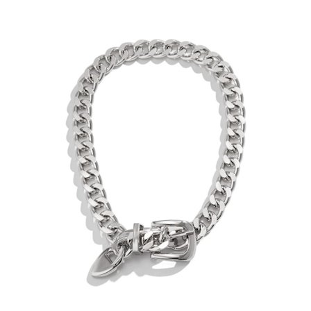 Chunky Choker kaulakoru paksu ketju kaulakoru SILVER