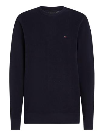 Tommy Hilfiger Essential Structure Crew Neck Marinblå