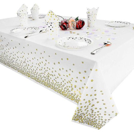 Plastik Dug til Rektangulære Borde, Party Dug Engangsdug