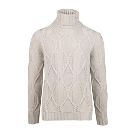 Paolo Pecora sweatshirt Hvid, Herre Rullekraver