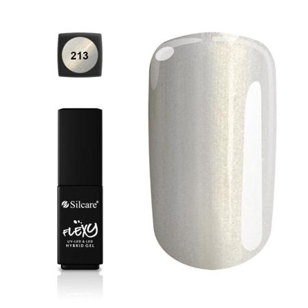 Silcare - Flexy - Hybrid Gel - Color: 213 - 4,5 Gram Silver