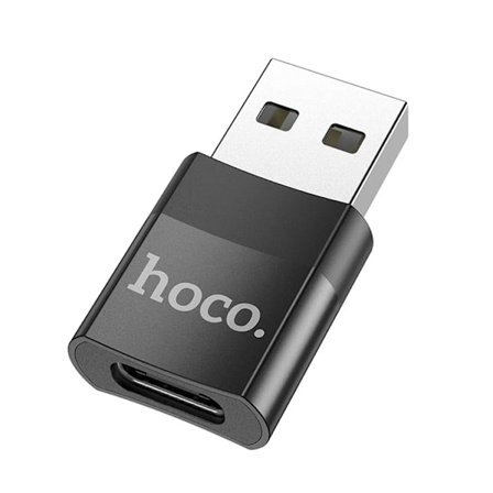 HOCO adapter OTG USB A (male) to Type C (female) UA17 black