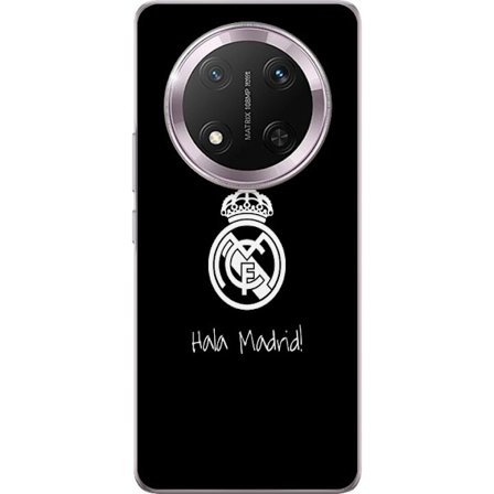 Yhteensopiva Puhelinkuori Honor Honor Magic7 Lite Real Madrid Emblem Fotboll Stolthet Vit Guld Klubbmärke