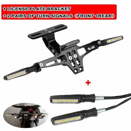 Til Honda Crf250l Crf250 Rally Crf 250 L Crf 250l Tilbehør Blinklys Justerbar Hale Eliminator Nummerplade Beslag