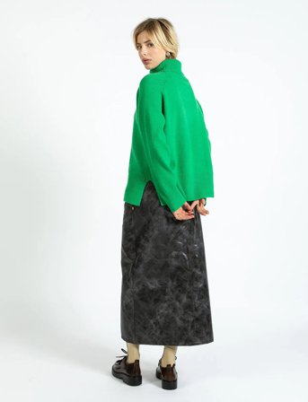 Coster Copenhagen Sweater With High Neck - Comfy - Green - M