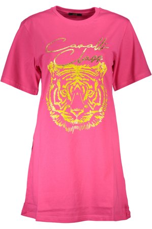 Cavalli Class T-shirt Maniche Corte Donna Rosa