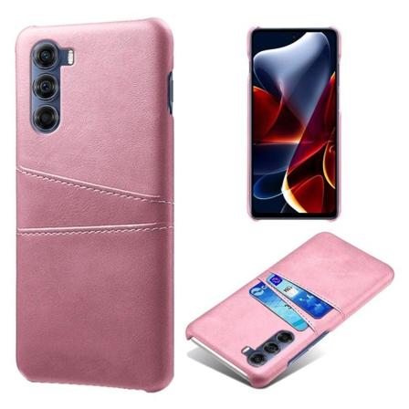 Dual Card Suojakotelo Motorola Edge S30 - Ruusukulta Pink
