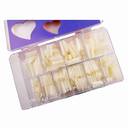 500 melkehvite akryl løsnegler