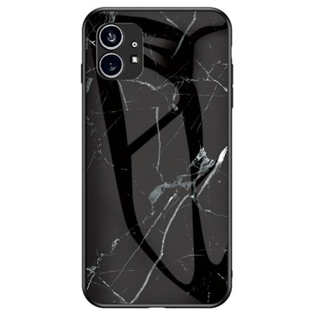 Fantasy Marble Nothing Phone (1) Cover - Sort Marmor