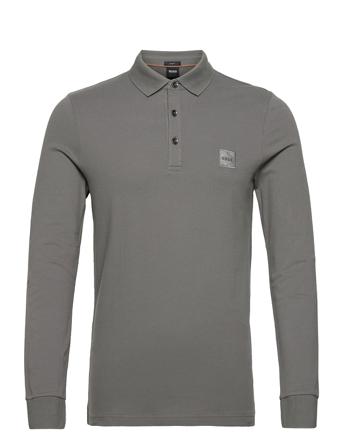 Passerby 1 Polos Long-sleeved Harmaa BOSS