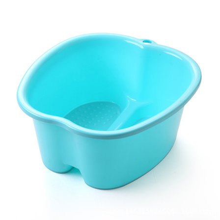 Hjem badekar plast system stor fodbad blå