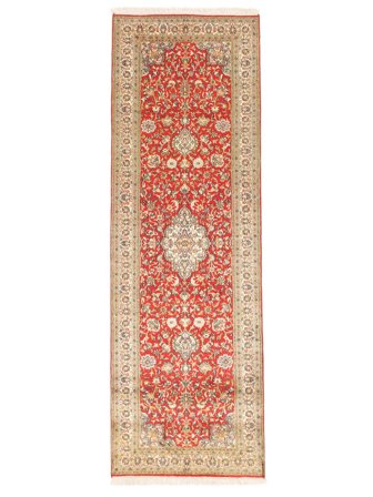 Médaillon Petit Cachemire Pure Soie Tapis 81X246 Soie