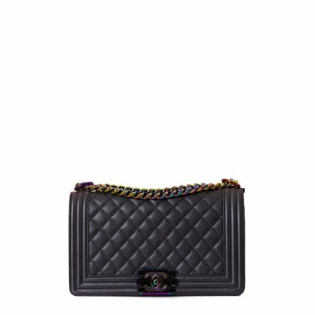 Chanel Vintage Pre-owned Shoulder Väska svart, Dam Vintage Väskor, Dam, Storlek: ONE SIZE