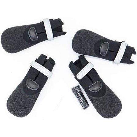 2 Par Hundesko, Hundestøvler, Sklisikre Hundesokker, Hundesokker