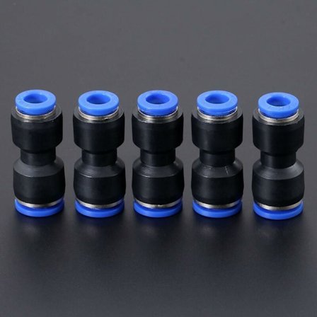 5-delad pneumatisk koppling rak reduceringskoppling för slang pg10-8 luftslang