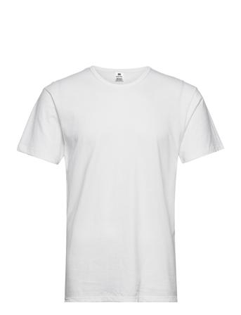Dovre T-Shirts 1/4 Ærme T-shirts Short-sleeved Hvit Dovre