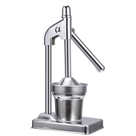 Manuell juicepress i gjutjärn för citrusgranatäpplejuicer, mekanisk fruktpress i rostfritt stål-FA-